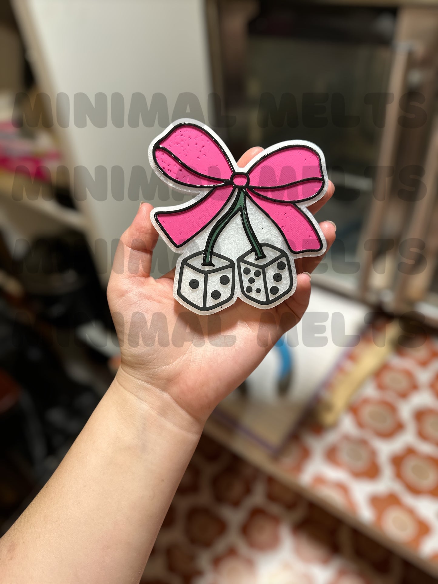 Dice Cherries w/ Bow