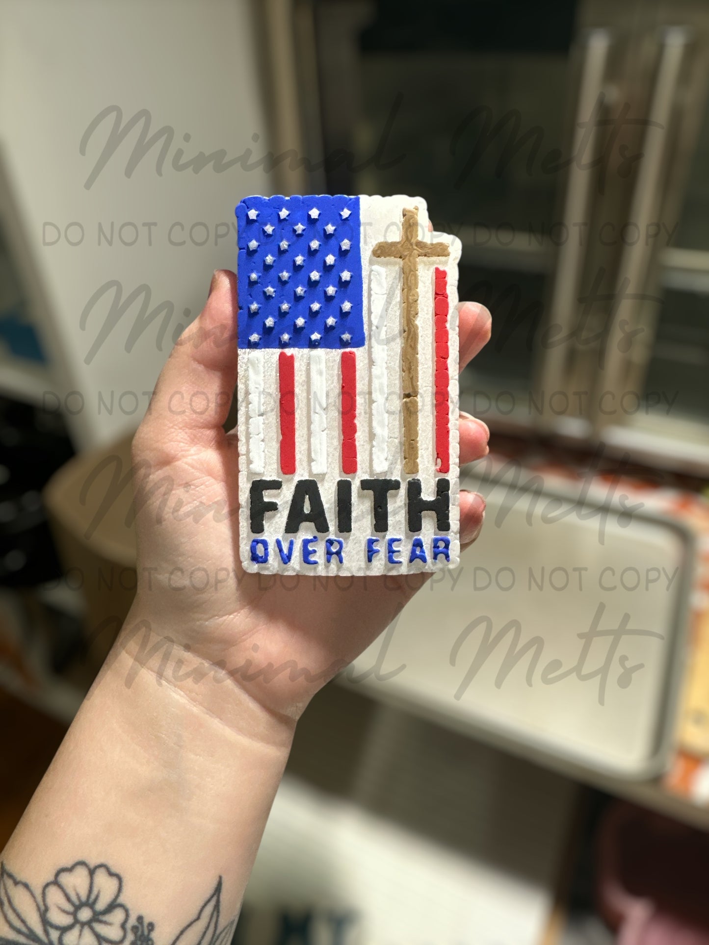 Faith Over Fear Flag