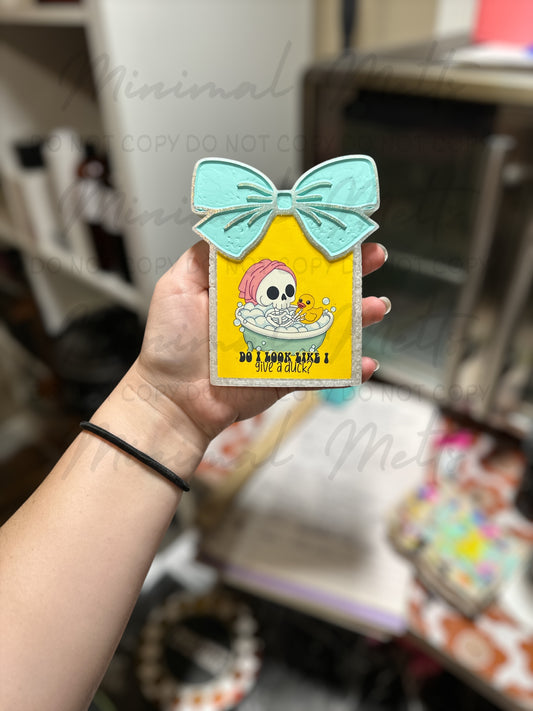 Bow Frame w/ Cardstock